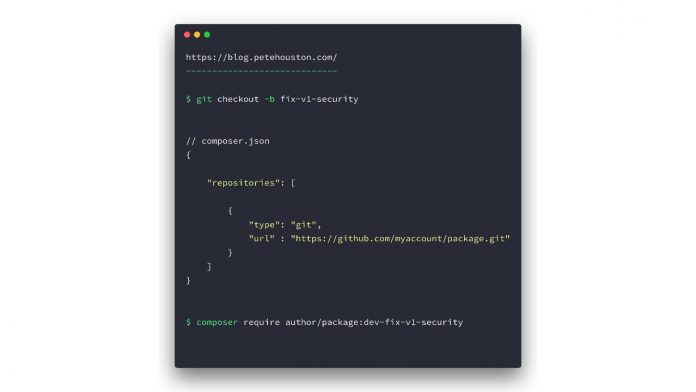 Require PHP packages without destroying whole dependencies