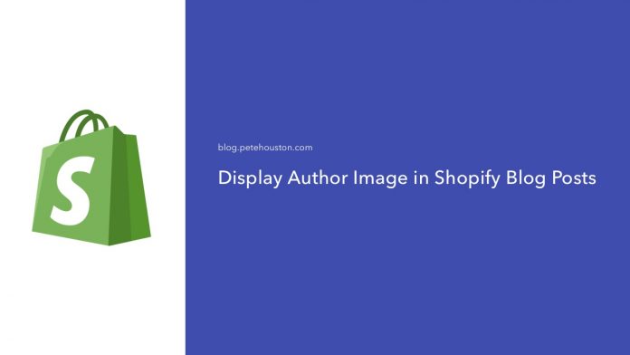 Display Shopify Author Image in Blog Posts