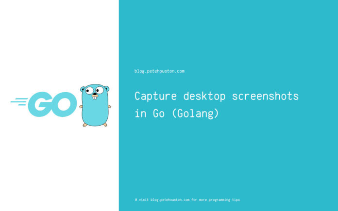 Capture desktop screenshots in Go