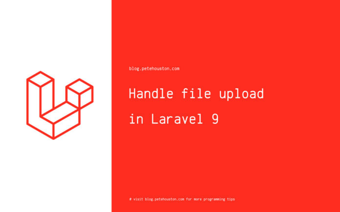 Handle file upload in Laravel 9