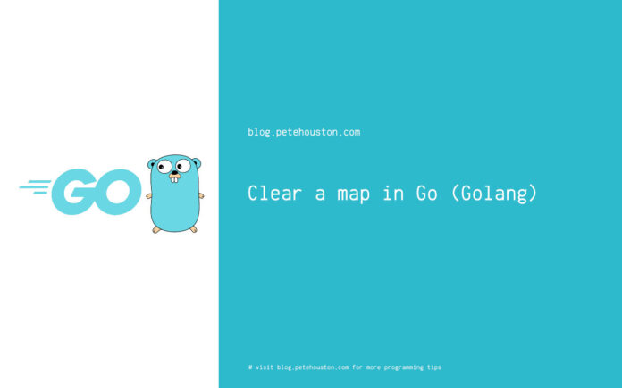 Clear a map in Go