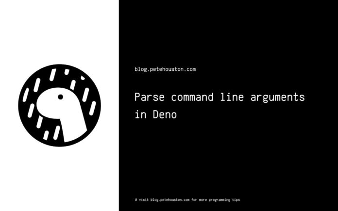 Parse command line arguments in Deno