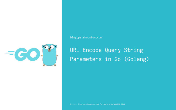 URL Encode Query String Parameters in Go