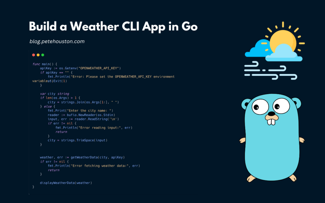 Build a Weather CLI App in Go